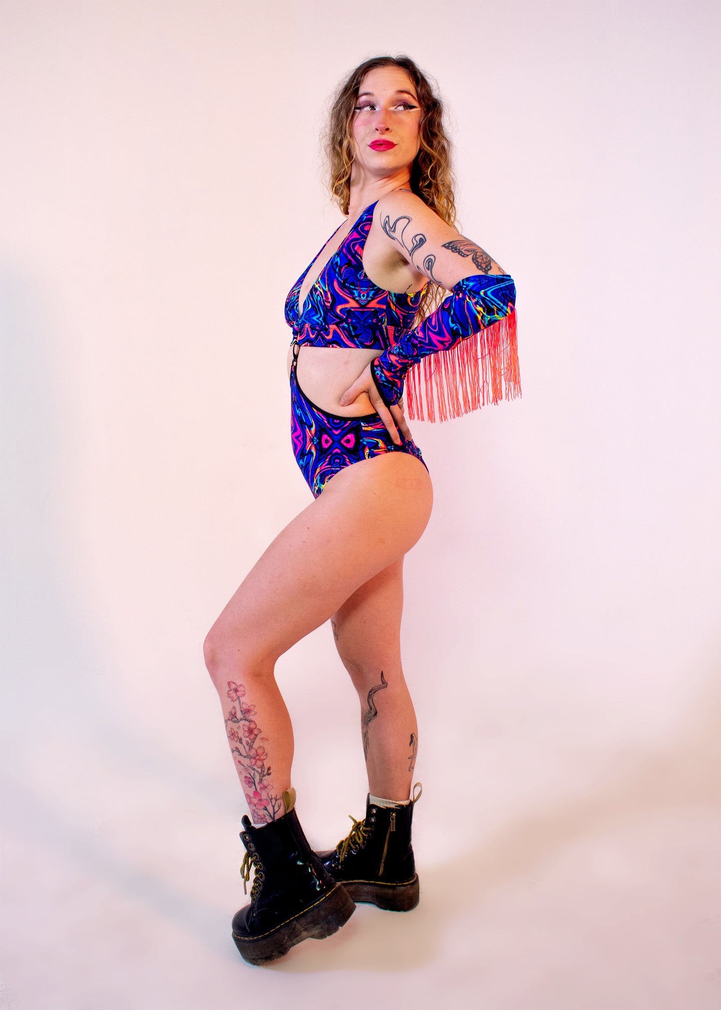 Ready-Diva-One Bodysuit in Nocturnal Creatures