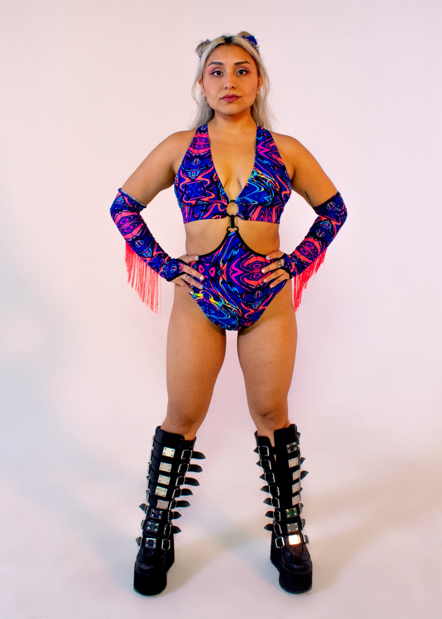 Ready-Diva-One Bodysuit in Nocturnal Creatures
