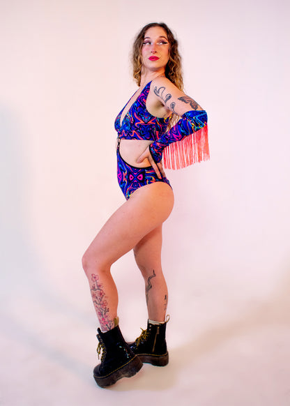 Ready-Diva-One Bodysuit in Nocturnal Creatures