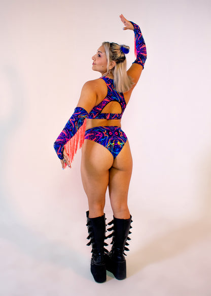 Ready-Diva-One Bodysuit in Nocturnal Creatures